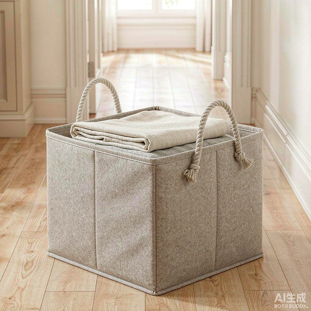 Non-woven fabric storage basket