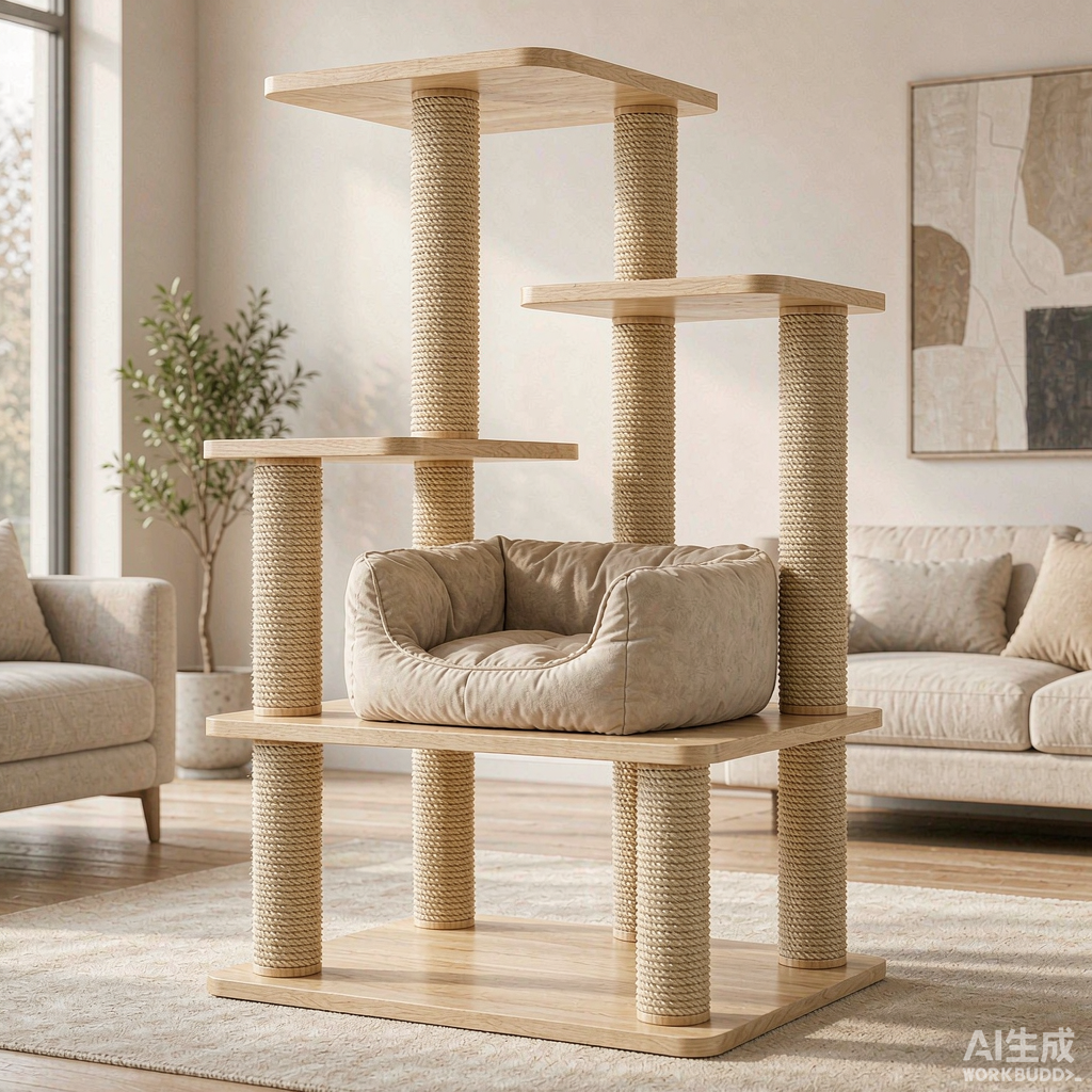 Pet climbing tower